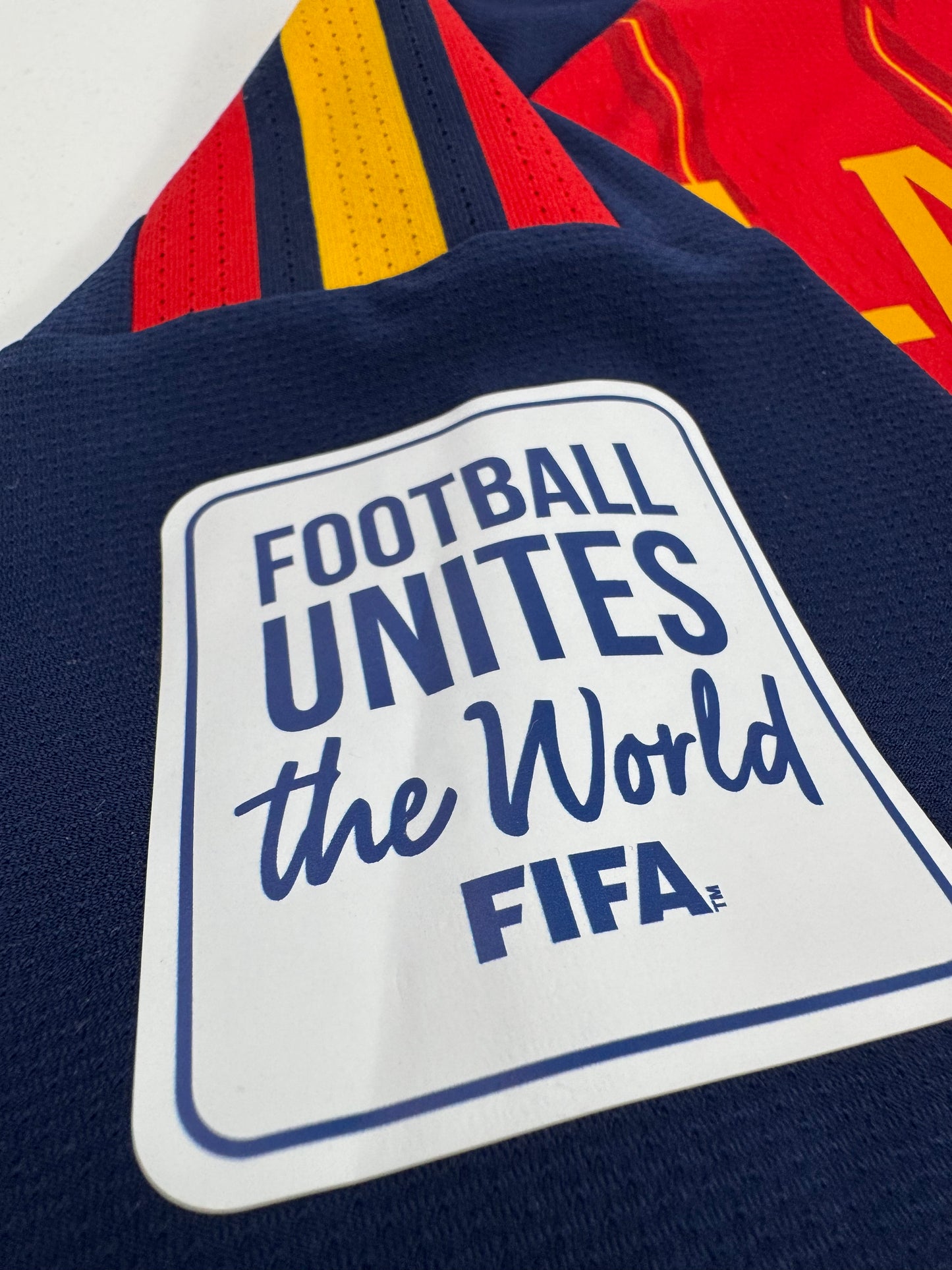 2026 ADIDAS SPAIN AUTHENTIC PLAYER VERSION HOME JERSEY LAMINE YAMAL 19 WORLD CUP FINAL (XL)