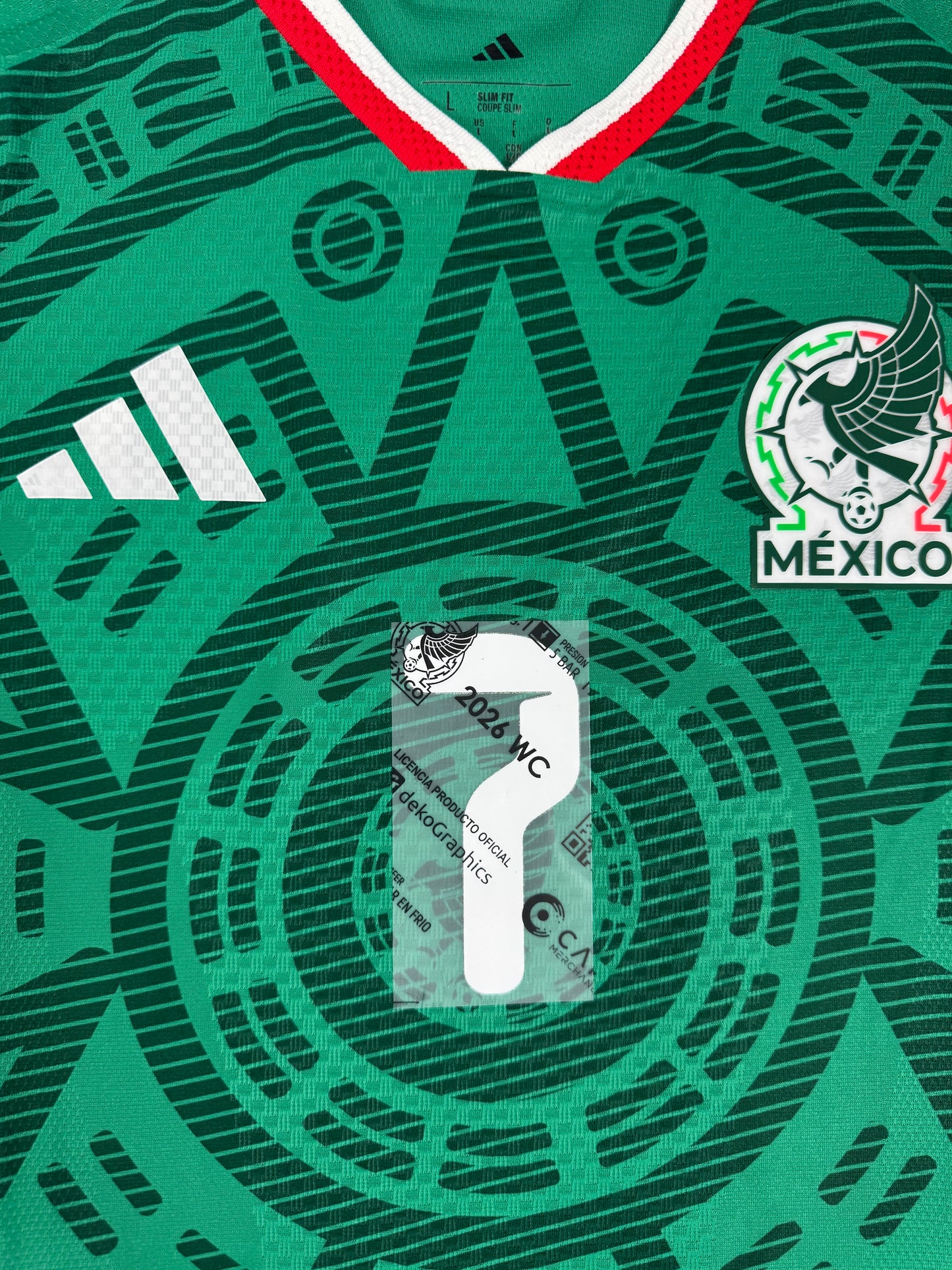 2026 OFFICIAL MEXICO WORLD CUP HOME NAME SET GILBERTO MORA 7