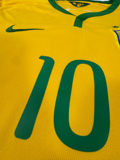 2014 NIKE BRAZIL HOME JERSEY NEYMAR JR 10 (LARGE)