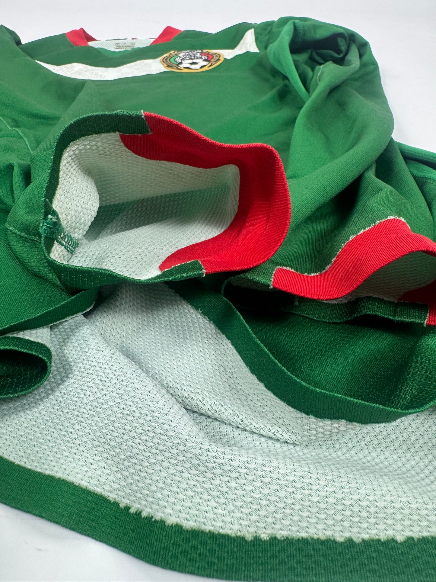 2006 NIKE PLAYER ISSUE MEXICO HOME JERSEY LONG SLEEVE