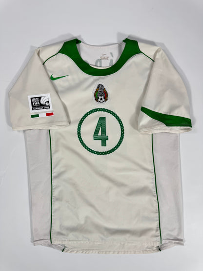 2004/05 NIKE T90 MEXICO AWAY JERSEY RAFA MARQUEZ 4 (M)