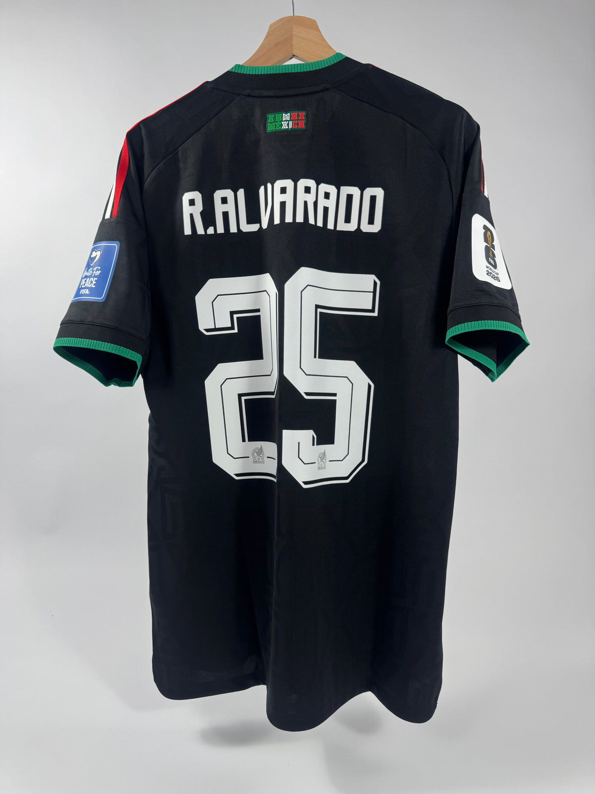 2026 ADIDAS MEXICO THIRD JERSEY AUTHENTIC PLAYER VERSION  PIOJO ALVARADO 25 (XL) NEW WITH TAGS