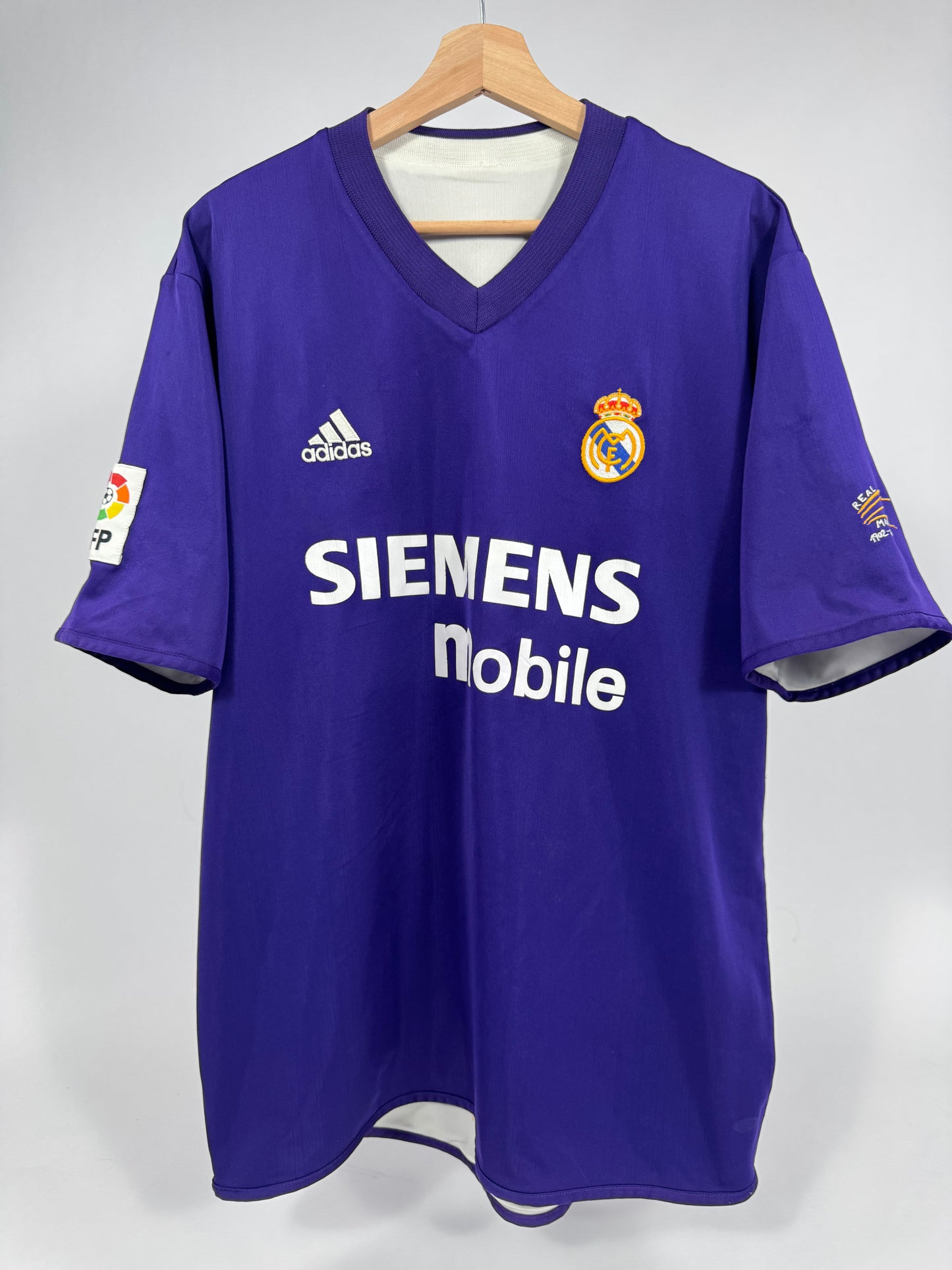 2002/03 ADIDAS  REAL MADRID CENTENARY 3RD JERSEY ZIDANE 5-(M)