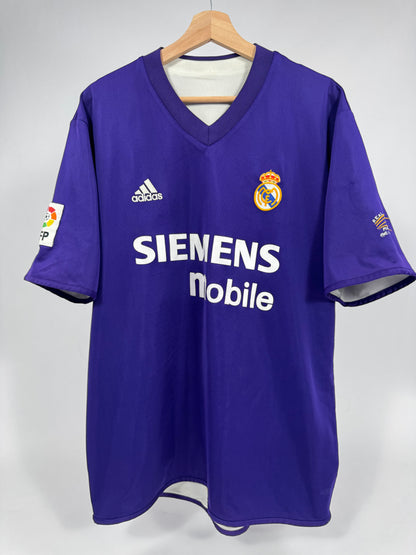 2002/03 ADIDAS  REAL MADRID CENTENARY 3RD JERSEY ZIDANE 5-(M)