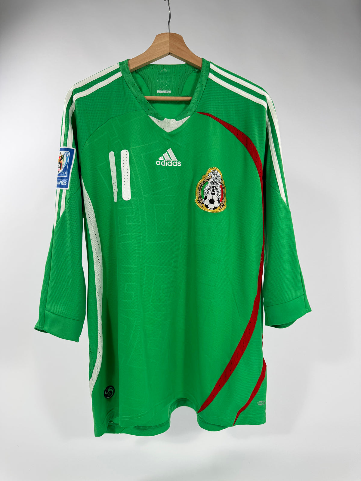 2009 ADIDAS MEXICO HOME JERSEY CARLOS VELA 11 (L)