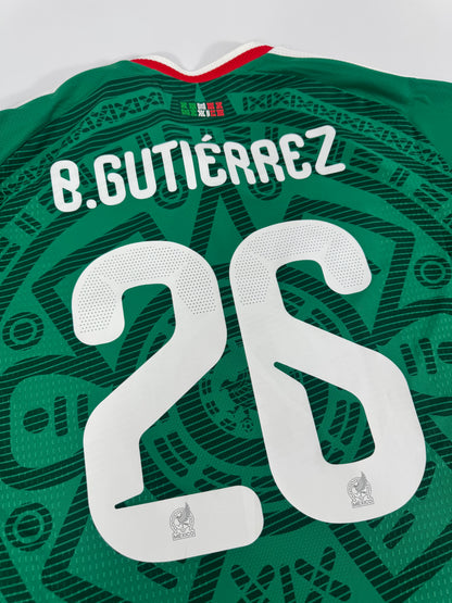 2026 ADIDAS MEXICO HOME JERSEY BRIAN GUTIERREZ 26 (XL) NEW WITH TAGS MEXICO VS SOUTH AFRICA DEBUT JERSEY