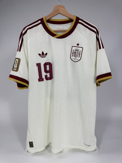 2026 ADIDAS SPAIN AWAY JERSEY LAMINE YAMAL 19 AUTHENTIC PLAYER VERSION (XL)