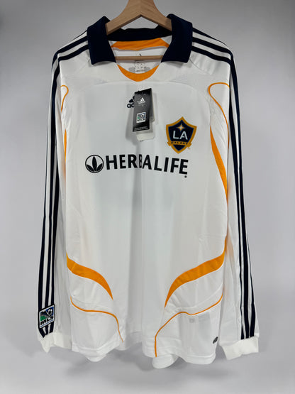 2007/08 ADIDAS LA GALAXY HOME JERSEY DAVID BECKHAM 23 NEW WITH TAGS-(XL)