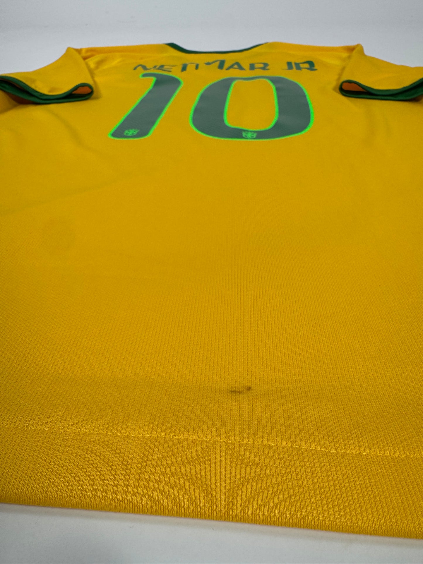 2014 NIKE BRAZIL HOME JERSEY NEYMAR JR 10 (LARGE)