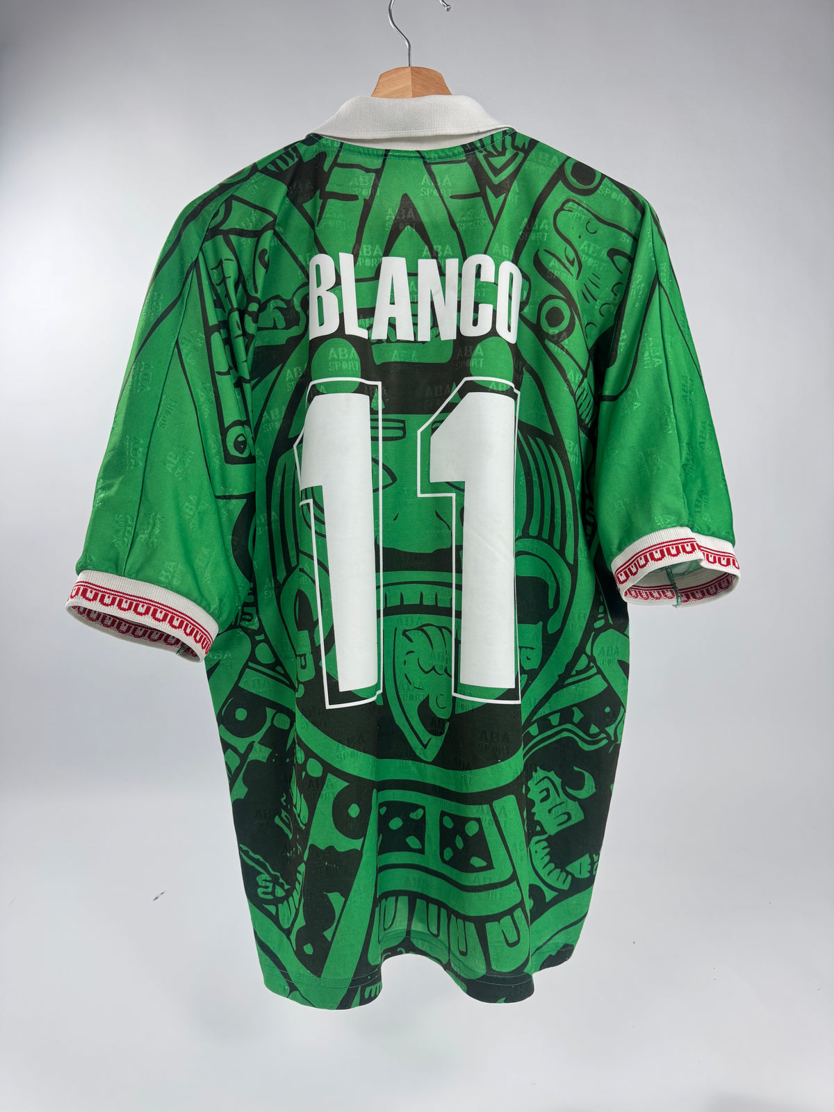 1999 ABA SPORT MEXICO HOME JERSEY CUAUHTÉMOC BLANCO 11 (L)