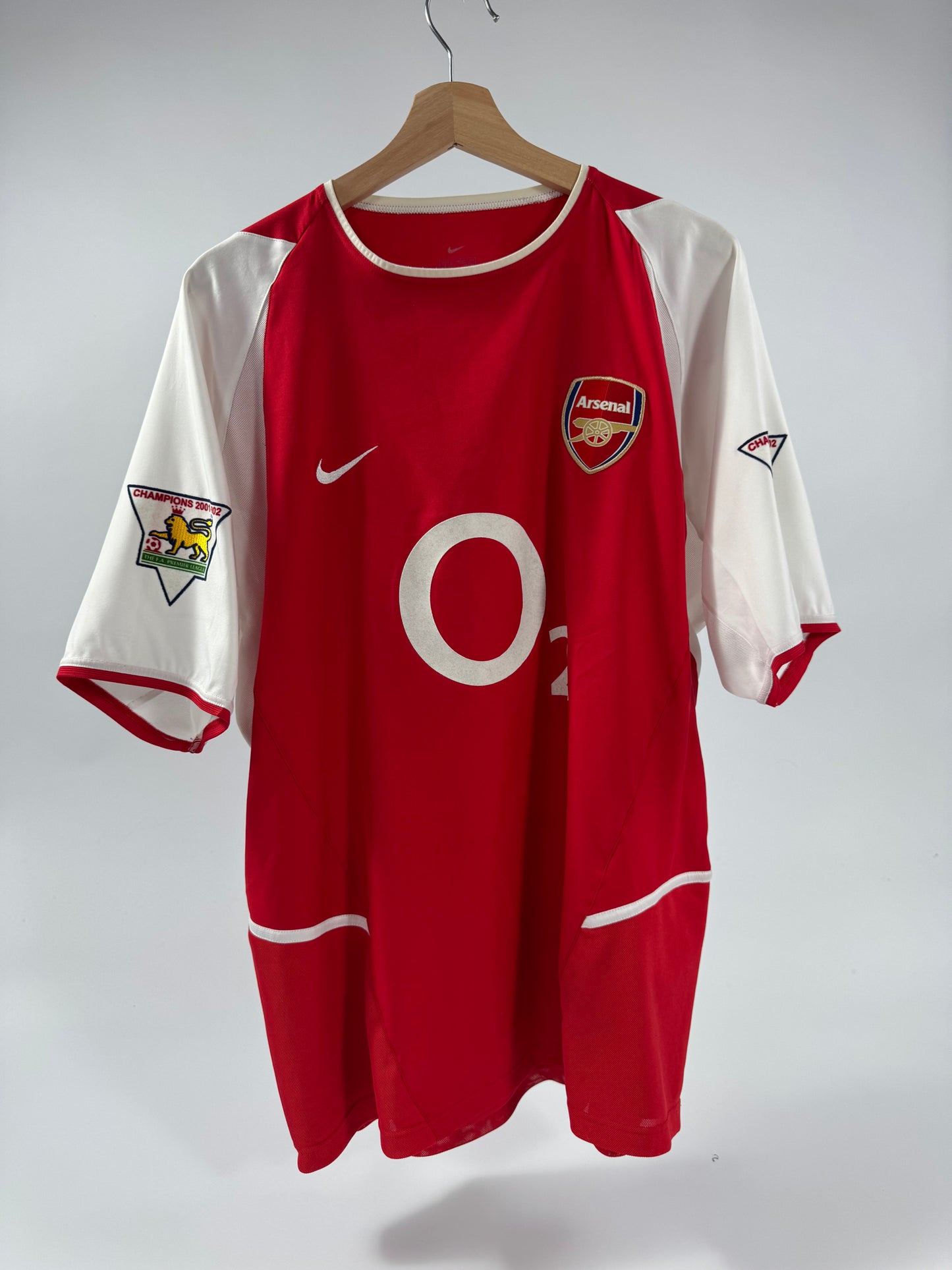 2002/03 NIKE ARSENAL HOME JERSEY HENRY 14 (L)