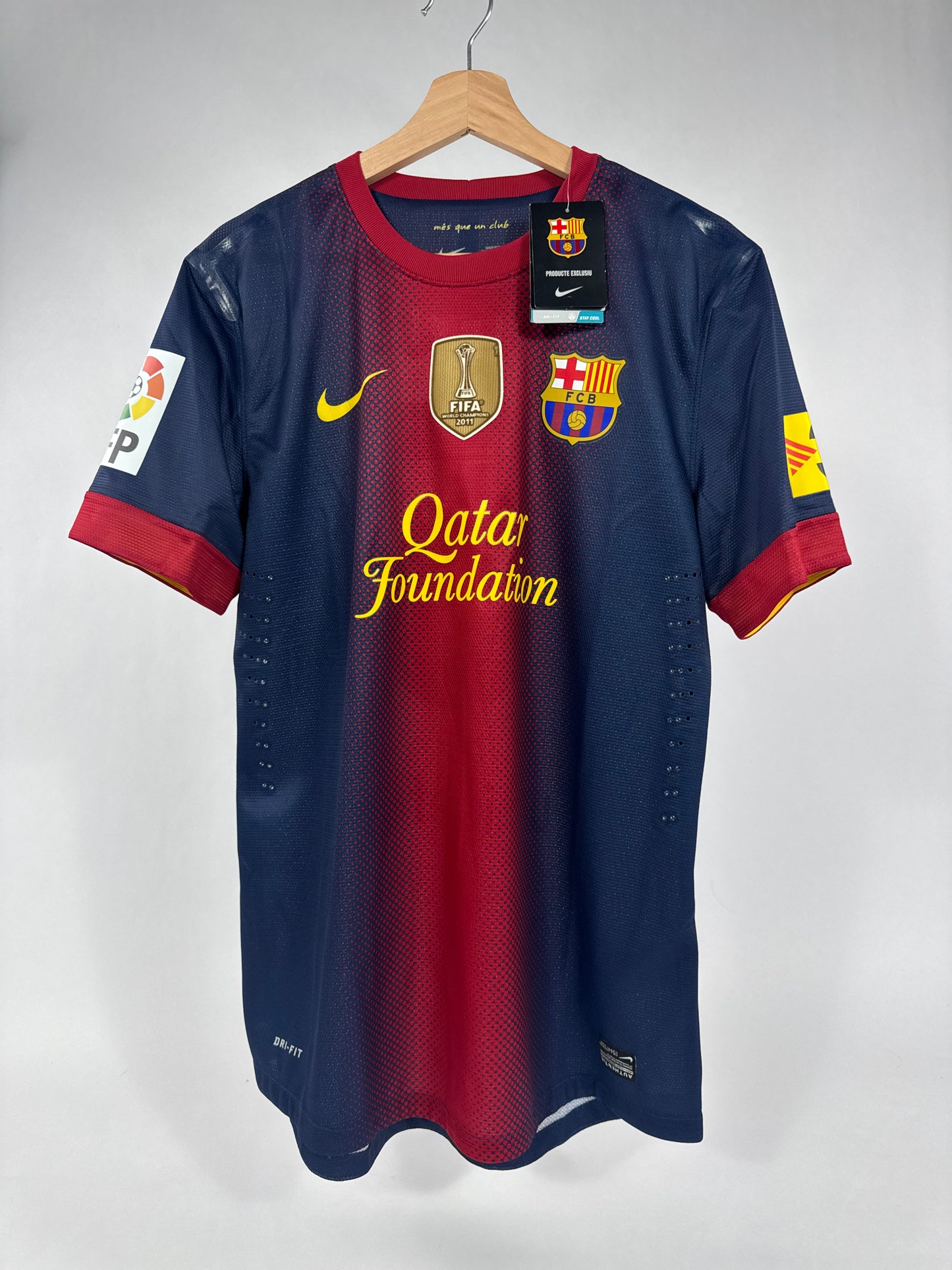 2012/13 NIKE FC BARCELONA JERSEY NEW WITH TAGS PLAYER VERSION-(L)