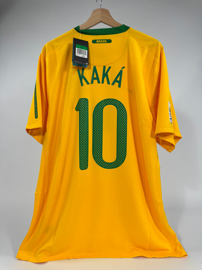 2010 NIKE BRAZIL HOME JERSEY KAKA 10 (XL) NEW WITH TAGS