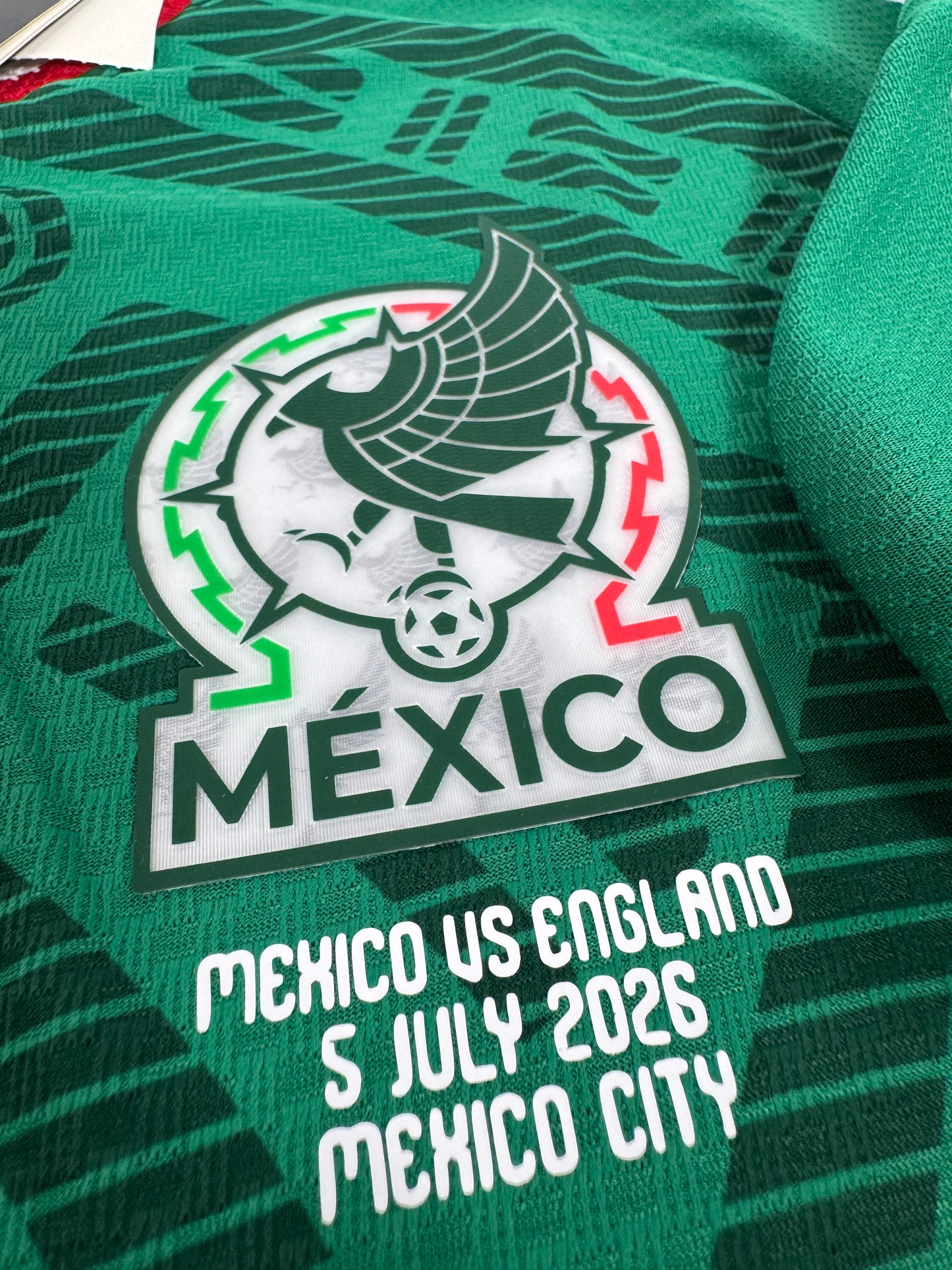 2026 ADIDAS MEXICO HOME JERSEY AUTHENTIC PLAYER VERSION QUIÑONES 16 (L) NEW WITH TAGS