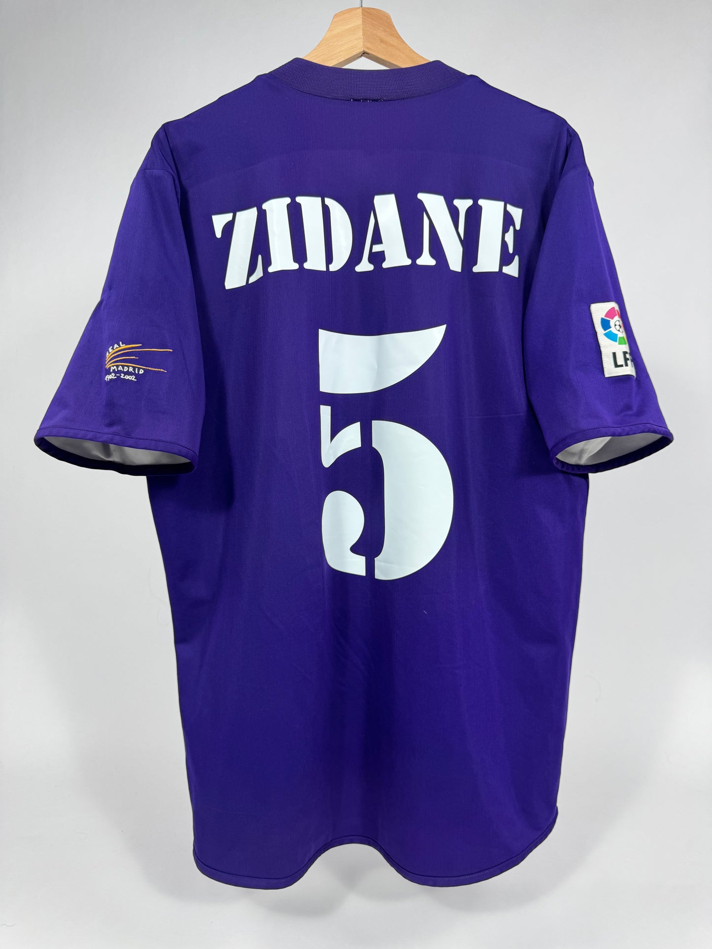 2002/03 ADIDAS  REAL MADRID CENTENARY 3RD JERSEY ZIDANE 5-(M)