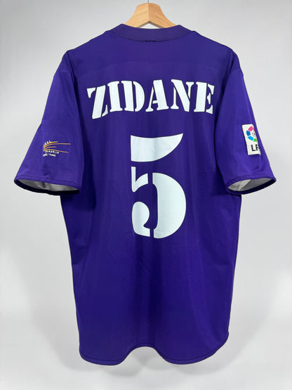 2002/03 ADIDAS  REAL MADRID CENTENARY 3RD JERSEY ZIDANE 5-(M)