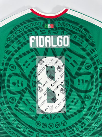 2026 MEXICO OFFICIAL NAME/NUMBER SET FIDALGO 8