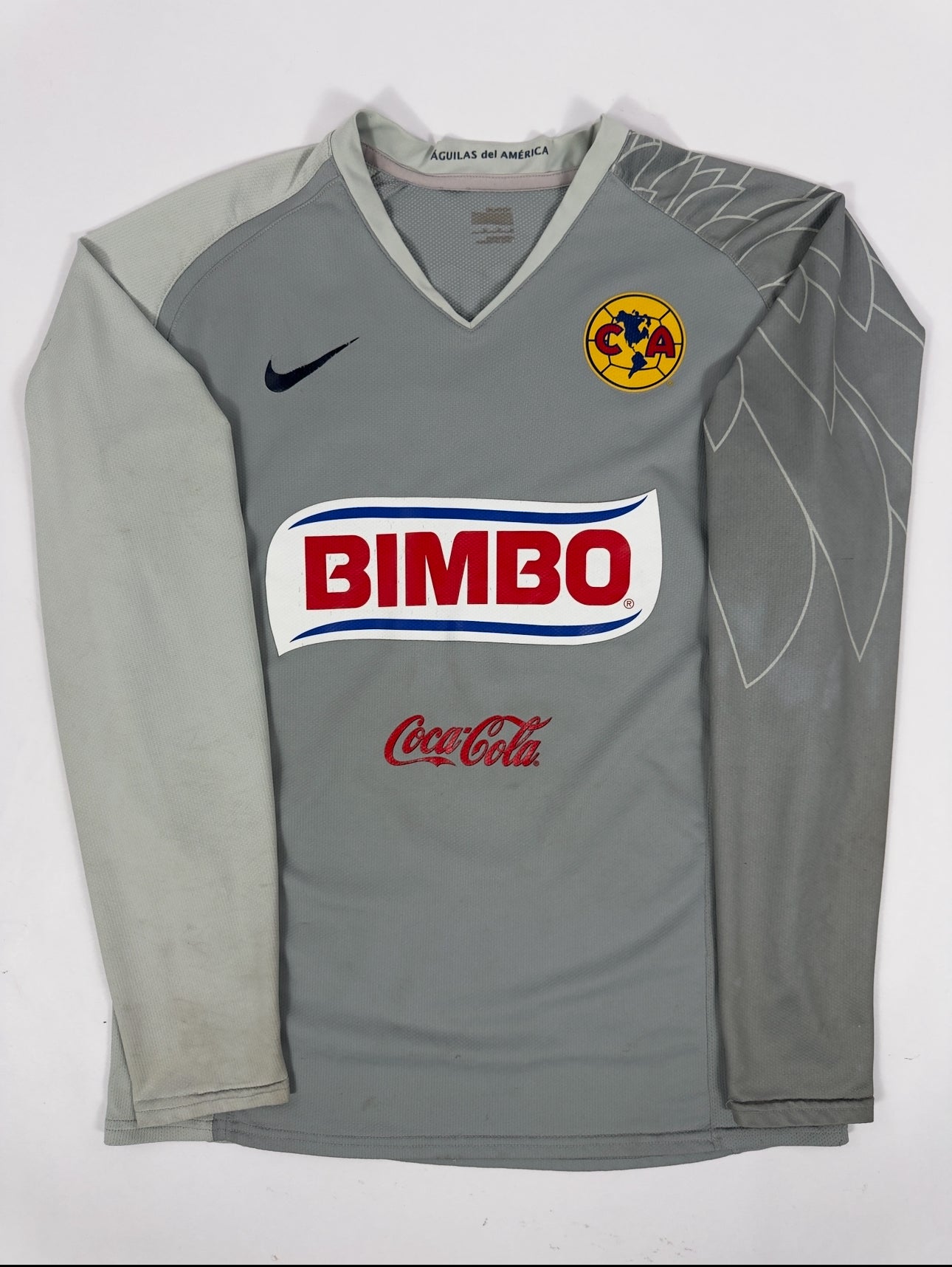 2007 NIKE CLUB AMERICA GK JERSEY OCHOA 1 PLAYER VERSION-(S)