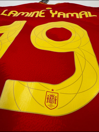 2024 ADIDAS SPAIN HOME JERSEY LAMINE YAMAL 19-(S) NEW WITH TAGS