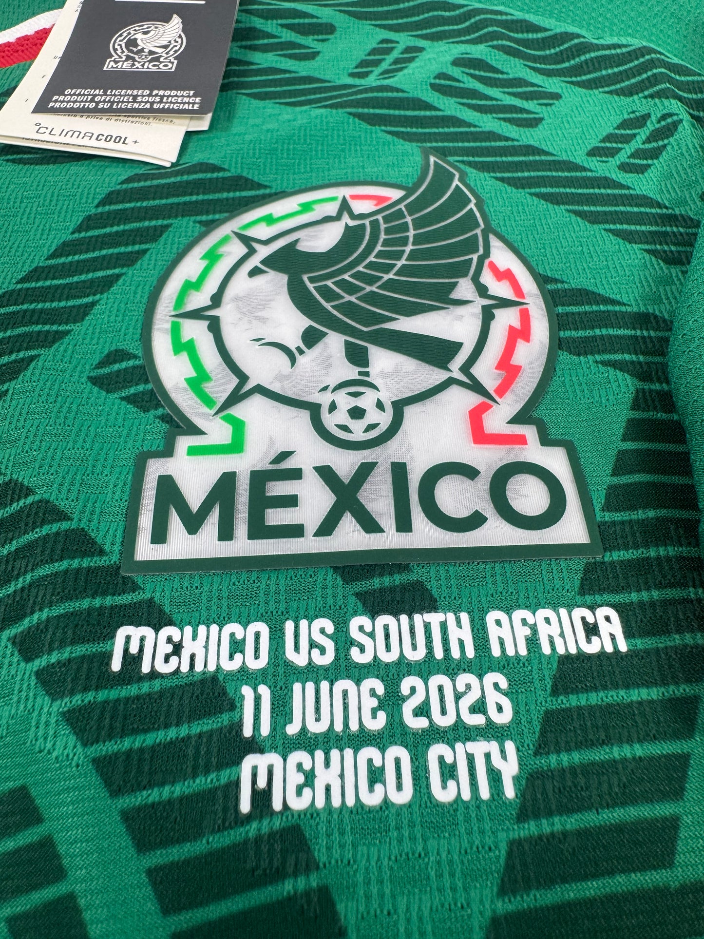 2026 ADIDAS MEXICO WORLD CUP HOME GILBERTO MORA 19 (XL) PLAYER VERSION