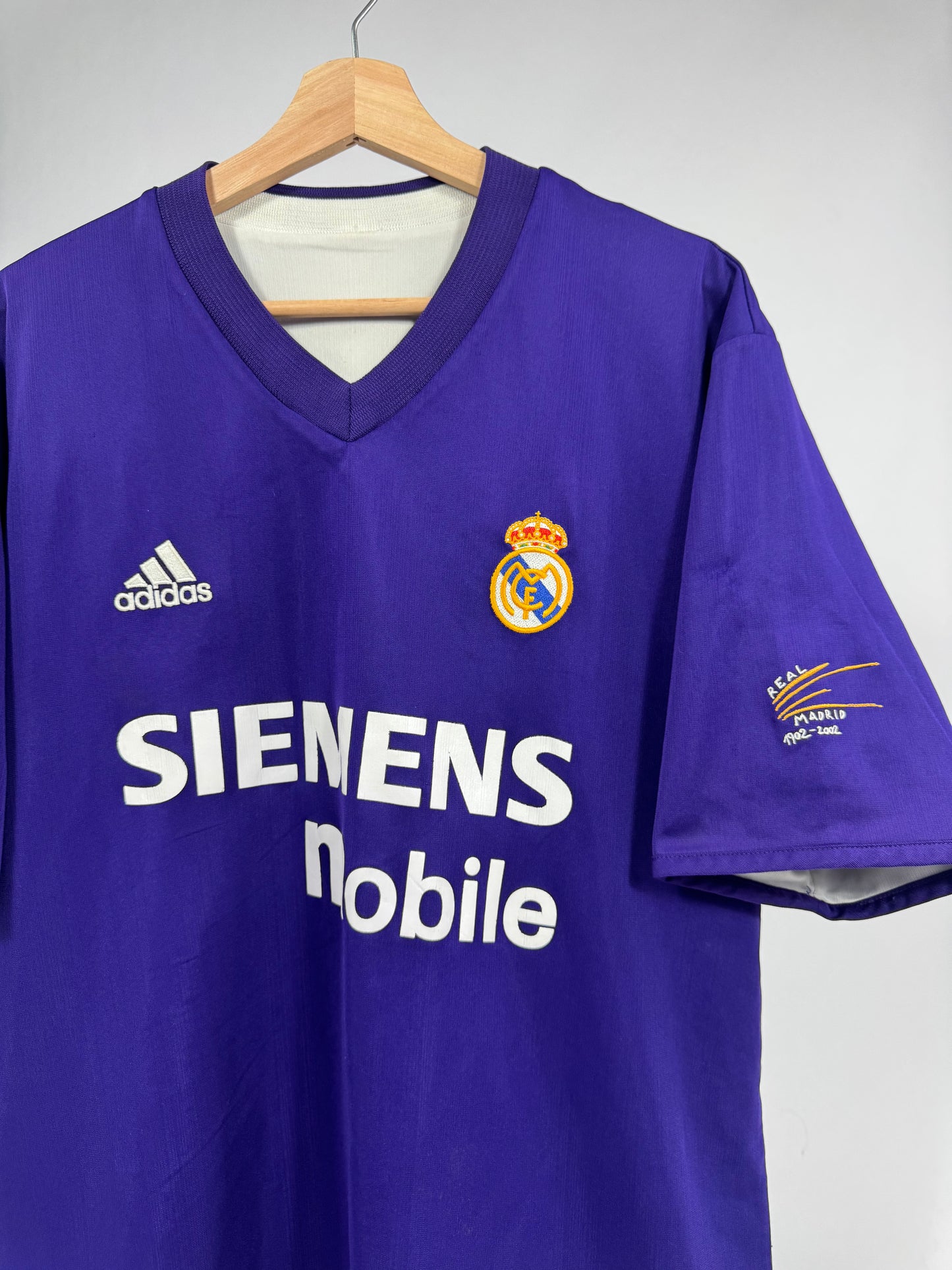 2002/03 ADIDAS  REAL MADRID CENTENARY 3RD JERSEY ZIDANE 5-(M)