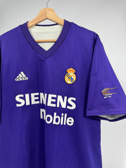 2002/03 ADIDAS  REAL MADRID CENTENARY 3RD JERSEY ZIDANE 5-(M)