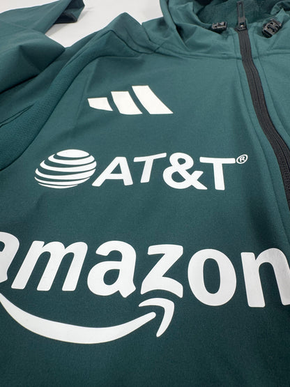 2026 ADIDAS MEXICO TEAM ISSUE (UTILERIA) FULL ZIP WINDBREAKER JACKET (L)