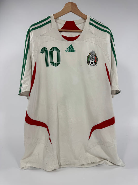 2007 ADIDAS MEXICO AWAY JERSEY CUAUHTÉMOC BLANCO 10 (2XL)