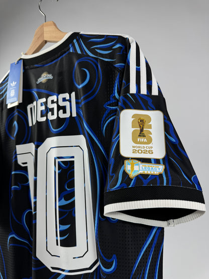 2026 ADIDAS ARGENTINA AWAY JERSEY MESSI 10 AUTHENTIC PLAYER VERSION ENGLAND VS ARGENTINA NEW WITH TAGS (M)