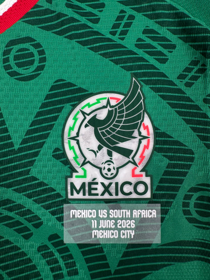 2026 MEXICO HOME JERSEY MATCH DETAILS