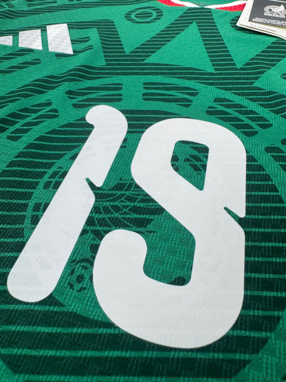 2026 ADIDAS MEXICO WORLD CUP HOME GILBERTO MORA 19 (XL) PLAYER VERSION