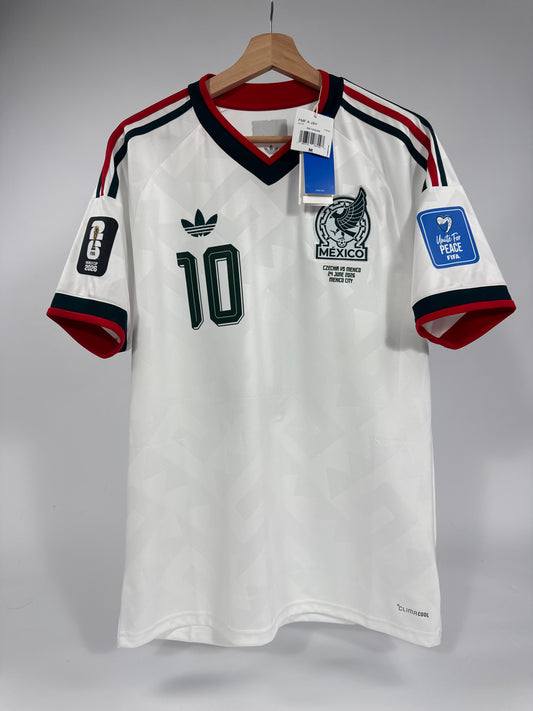 2026 ADIDAS MEXICO AWAY JERSEY ALEXIS VEGA 10 WORLD CUP NEW WITH TAGS (M)