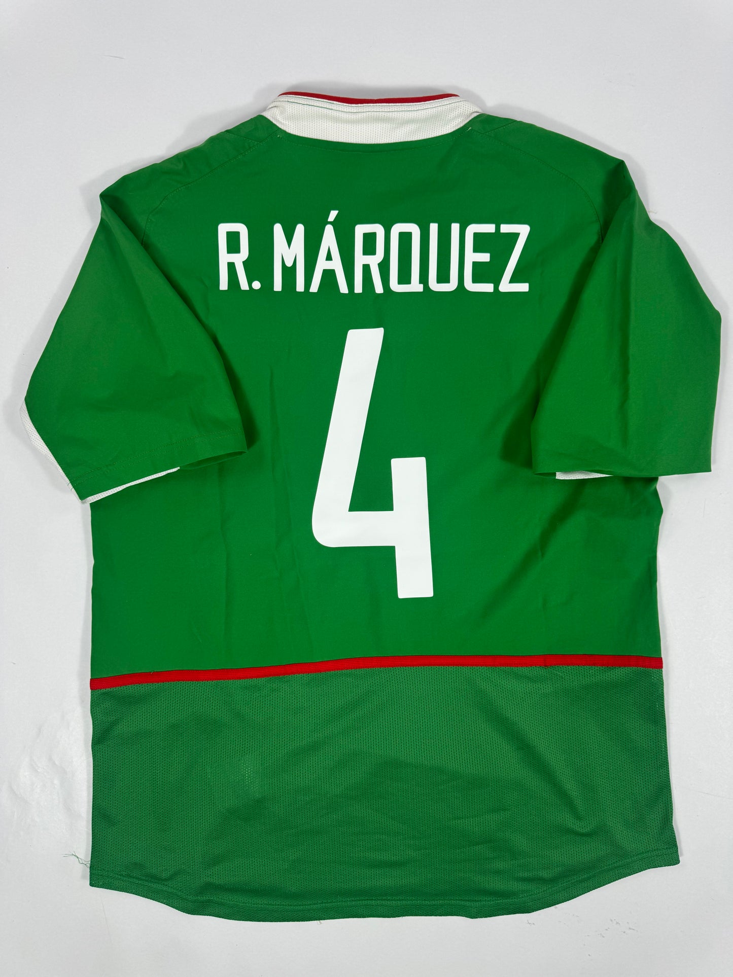 2003 NIKE MEXICO HOME JERSEY RAF MARQUEZ 4-(M)