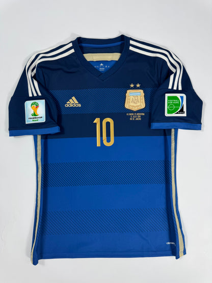 2014 ADIDAS ARGENTINA AWAY JEREY WORLD CUP FINAL (L)