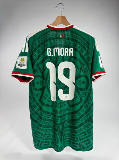 2026 ADIDAS MEXICO WORLD CUP HOME GILBERTO MORA 19 (L) PLAYER VERSION NEW WITH TAGS