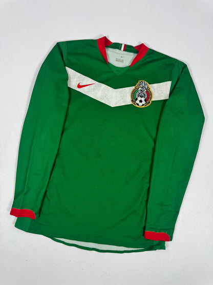 2006 NIKE PLAYER ISSUE MEXICO HOME JERSEY LONG SLEEVE