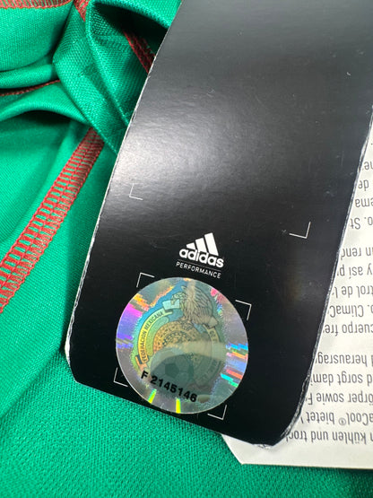 2010 ADIDAS MEXICO HOME JERSEY JAVIER HERNANDEZ 14 NEW WITH TAGS LONG SLEEVE (M)