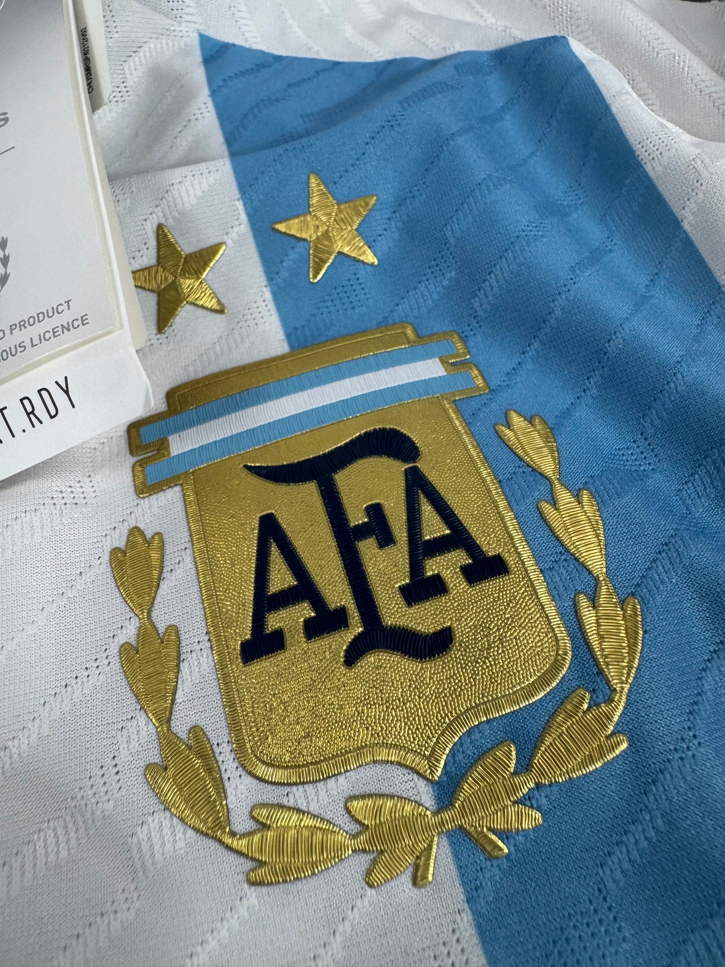2022 ADIDAS ARGENTINA AUTHENTIC PLAYER VERSION HOME JERSEY MESSI 10 NEW WITH TAGS (L)