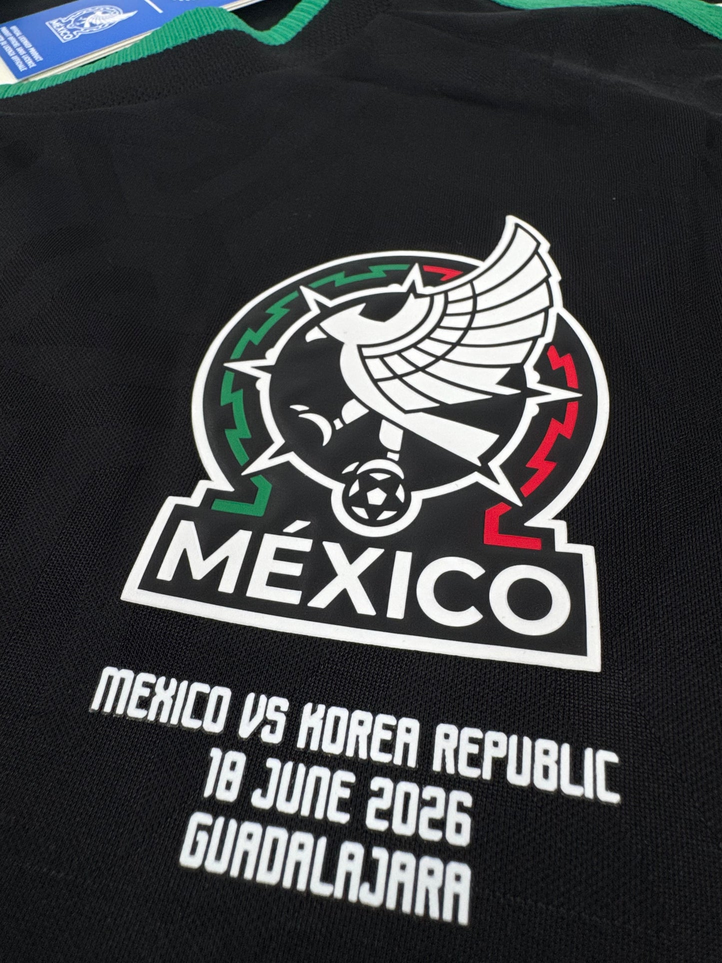 2026 ADIDAS MEXICO 3RD JERSEY LONG SLEEVE PLAYER VERSION ARMANDO GONZALEZ 14 NEW WITH TAGS (XL)