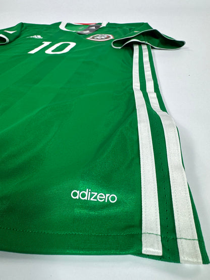 2017 ADIDAS MEXICO HOME JERSEY ADIZERO PLAYER ISSUE GIO DOS SANTOS SIZE 8 (L)