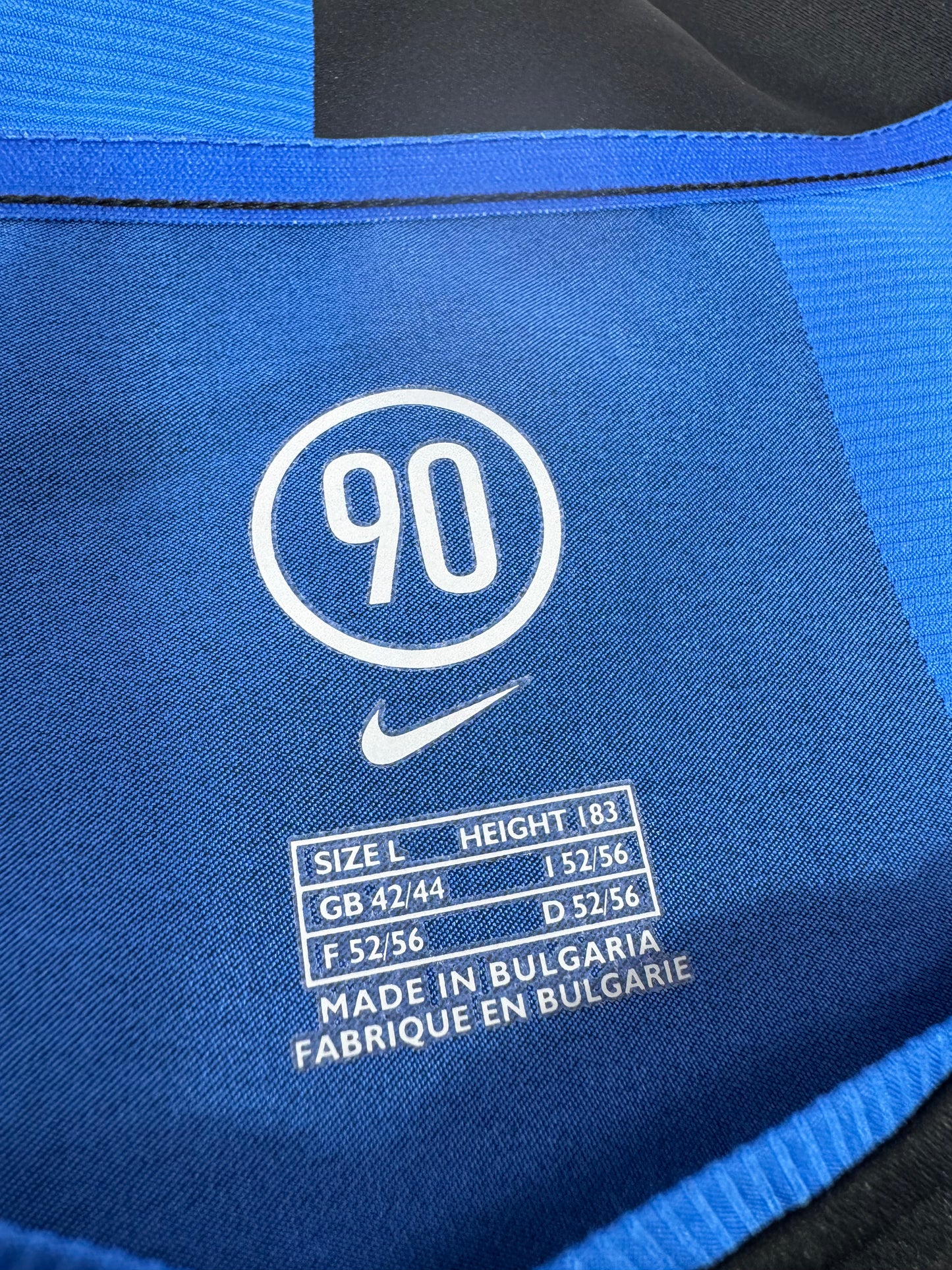 2005/06 NIKE T90 INTER MILAN HOME JERSEY ADRIANO 10-(LARGE)