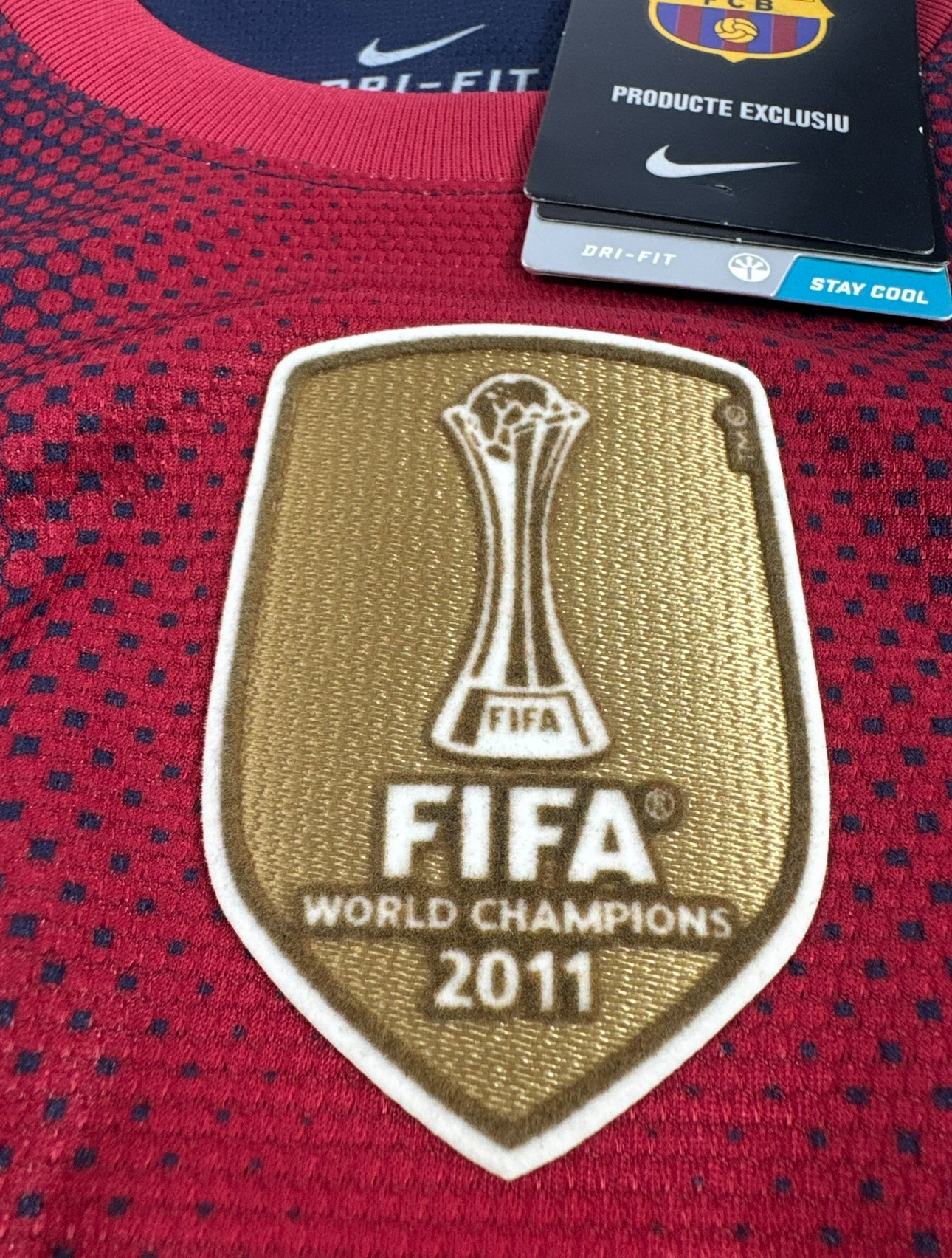 2012/13 NIKE FC BARCELONA JERSEY NEW WITH TAGS PLAYER VERSION-(L)