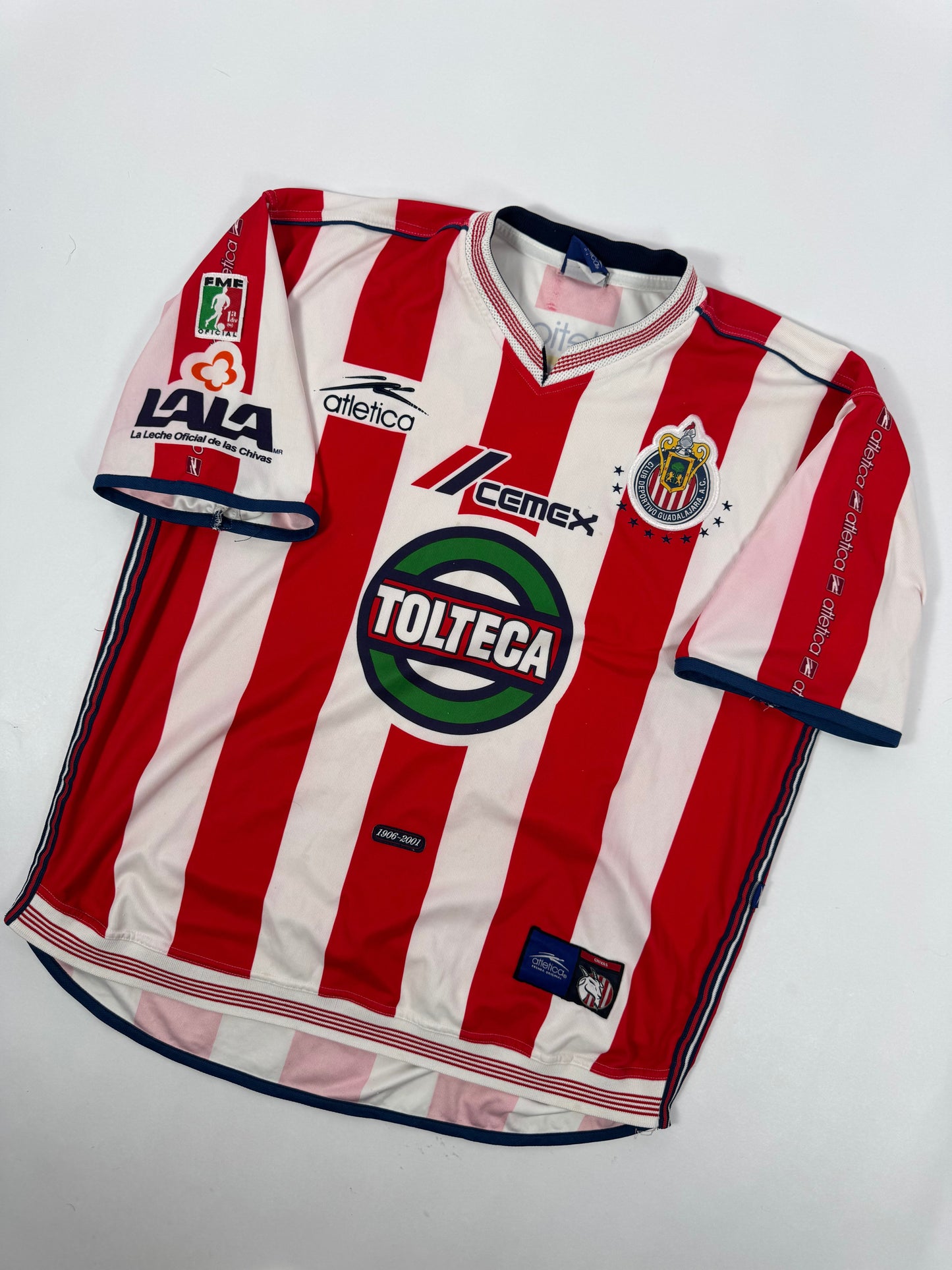 2001 ATLETICA CHIVAS HOME JERSEY-(L)