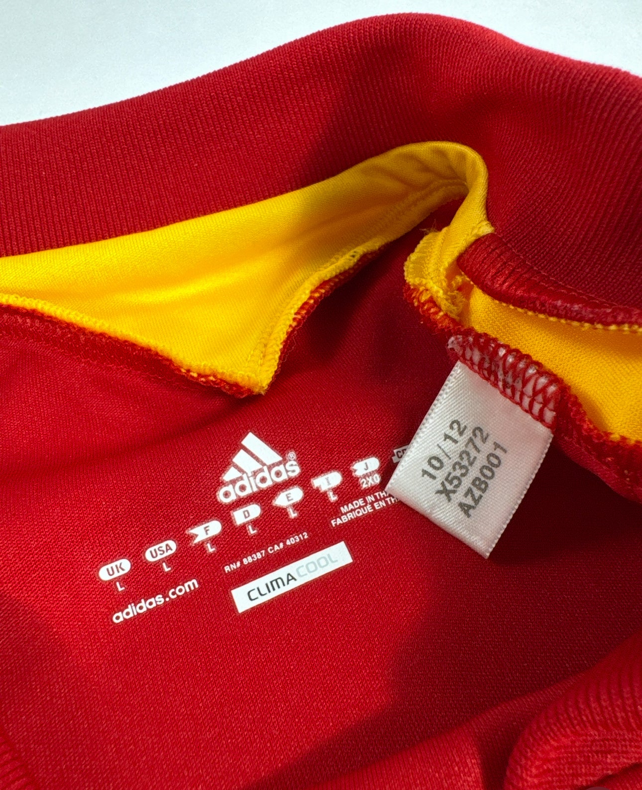 2013 ADIDAS SPAIN HOME JERSEY INIESTA 6-(L)