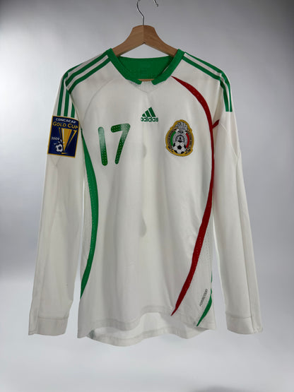 2009 ADIDAS FORMOTION MEXICO AWAY JERSEY GIO DOS SANTOS 17 (M) PLAYER VERSION