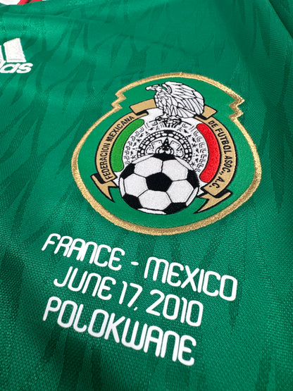 2010 ADIDAS MEXICO HOME JERSEY JAVIER HERNANDEZ 14 NEW WITH TAGS LONG SLEEVE (M)