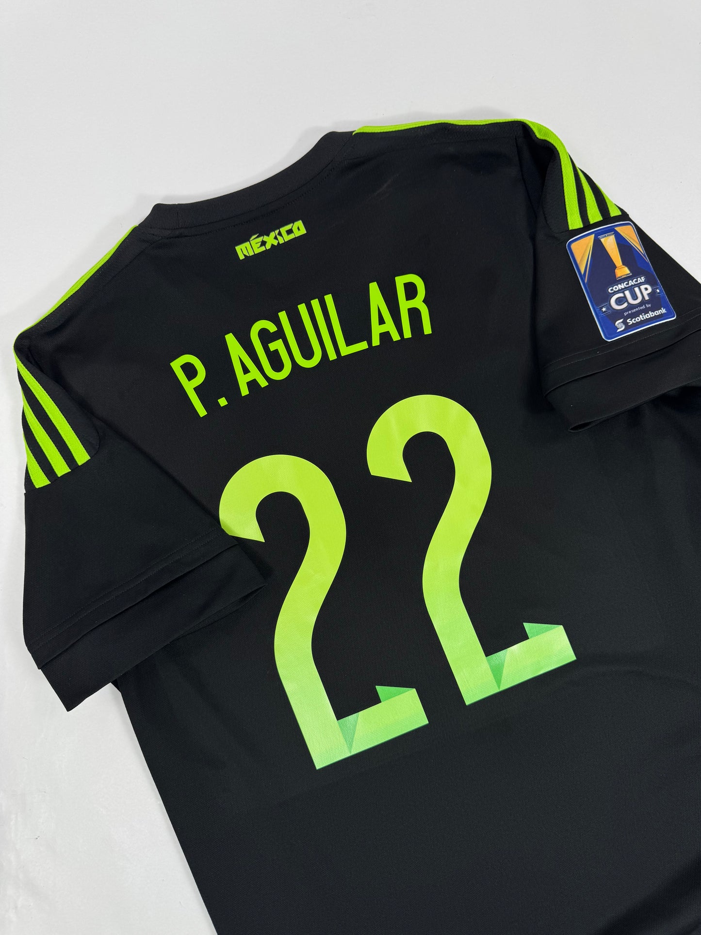2015 ADIDAS MEXICO HOME JERSEY PAUL AGUILAR 22 (L)