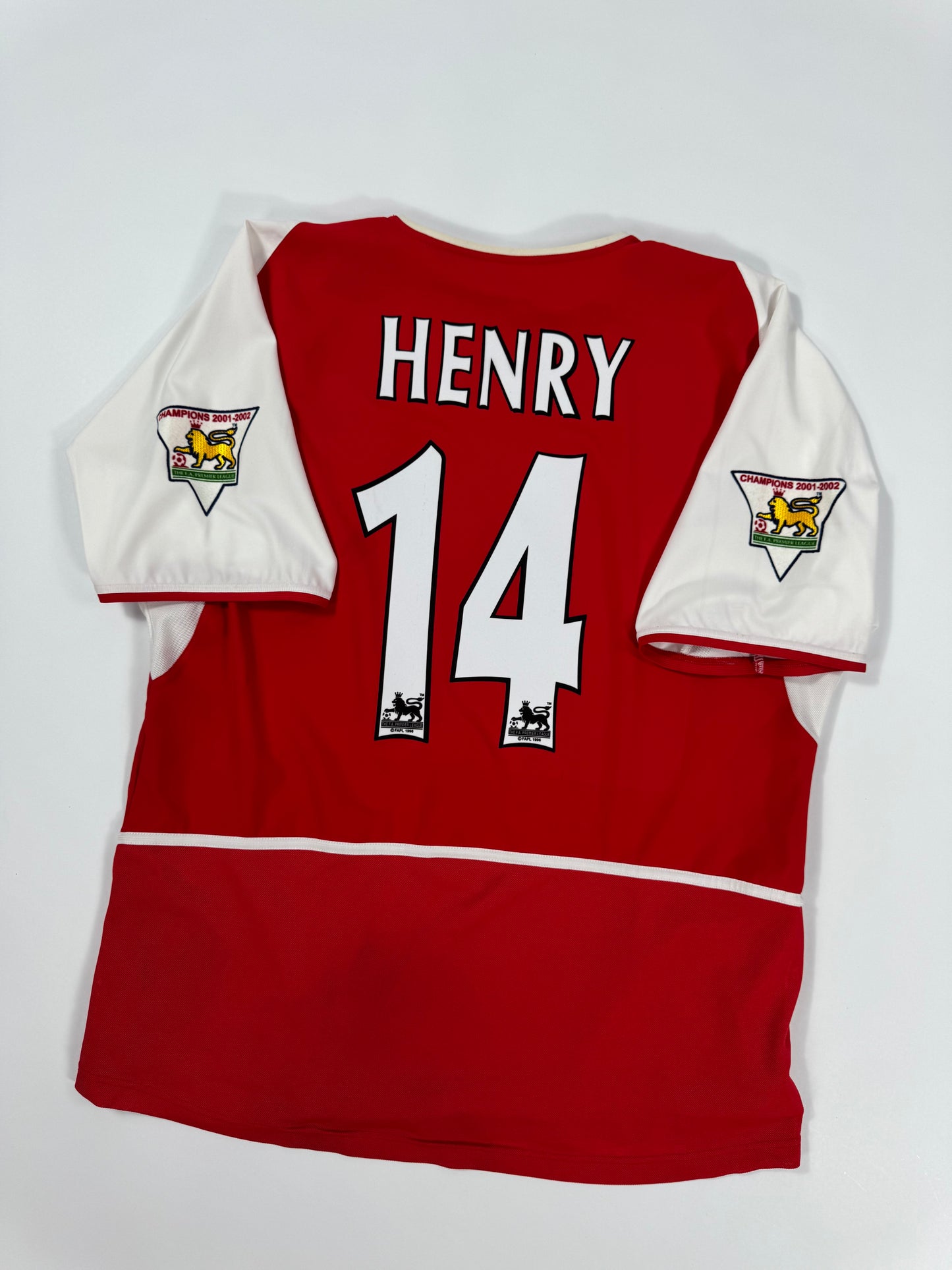 2002/03 NIKE ARSENAL HOME JERSEY HENRY 14 (L)