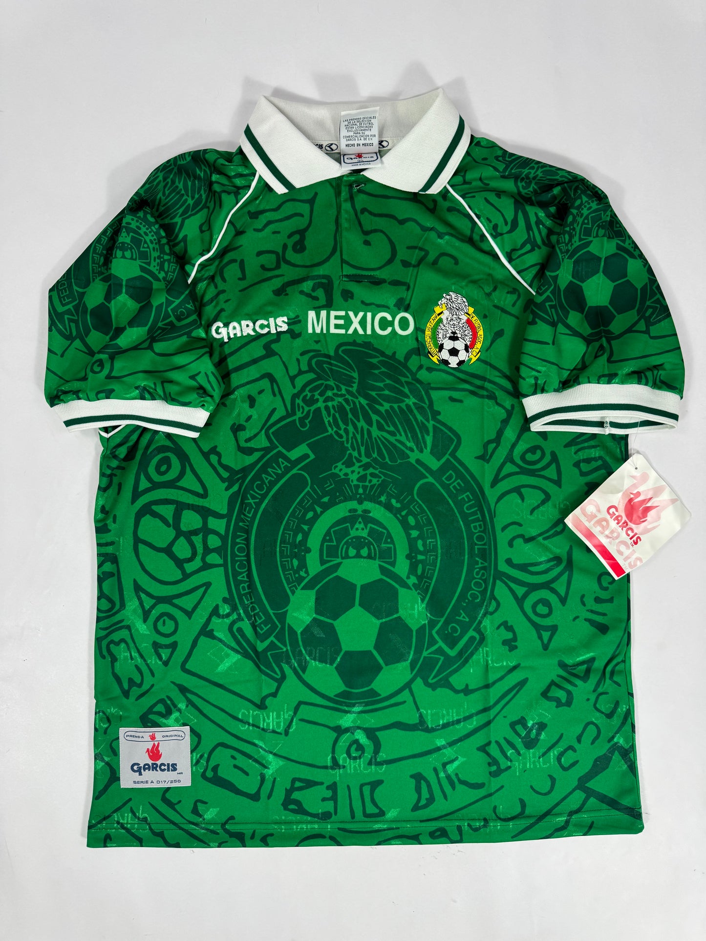 1999 GARCIS MEXICO HOME JERSEY CONFEDERATIONS CUP (L)