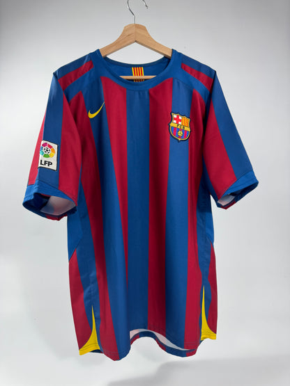 05/06 NIKE T90 FC BARCELONA HOME JERSEY LIONEL MESSI 30 (L)